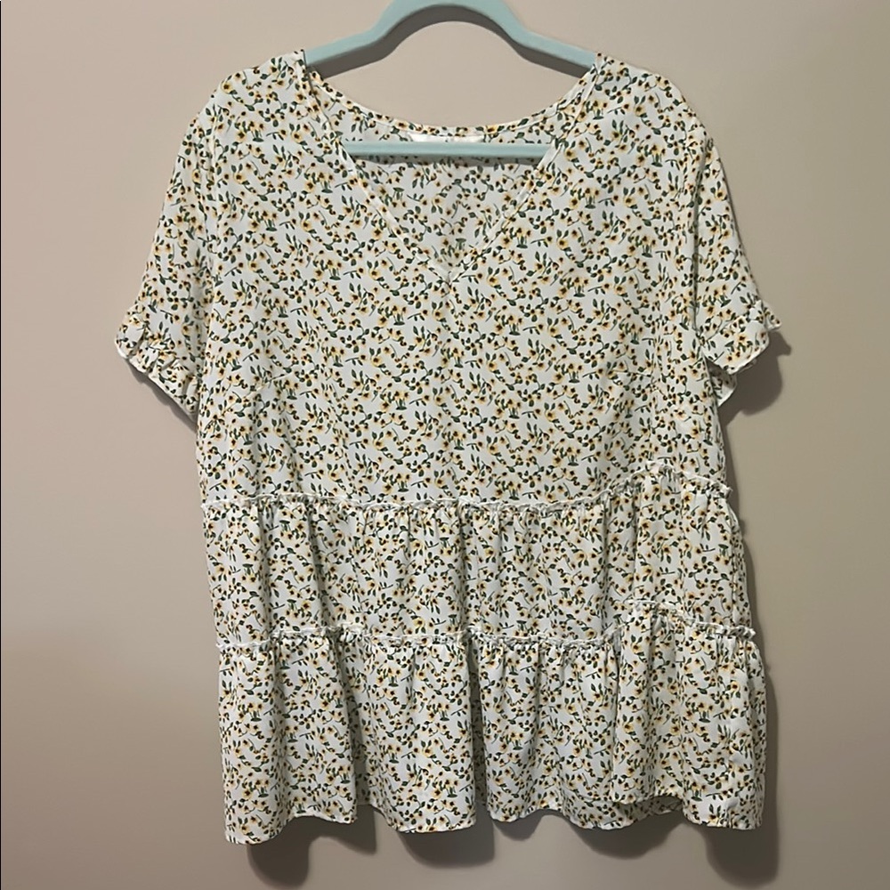 Floral Print Women's Top